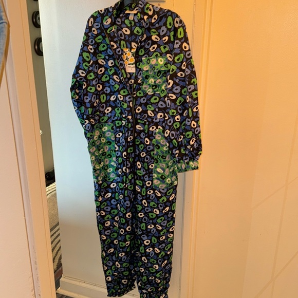 DVF/Target jumpsuit multicolor blues - Picture 1 of 6